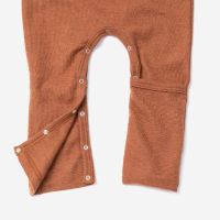 Baby Anzug mit Beinumschlag von Lilano aus Wolle/Seide in rust 3