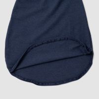 Wickelschlafsack Wolle/Seide marineblau 50/56