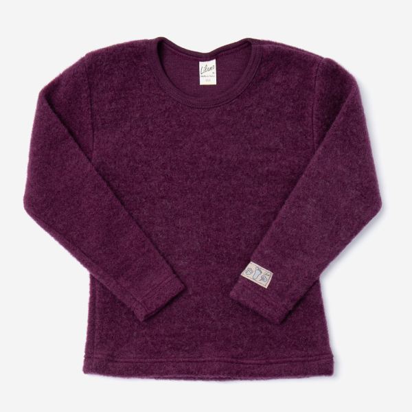 Kinder Shirt von Lilano aus Wollfrottee in beere