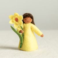 osterglocke blumenkind filzpuppe