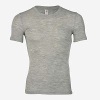 Herren Shirt kurzarm Wolle/Seide