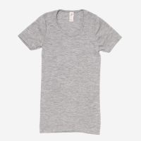 Damen Shirt Wolle/Seide kurzarm