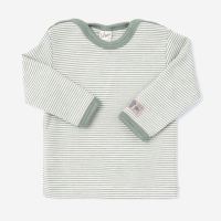 Baby Shirt Wolle/Seide Ringel