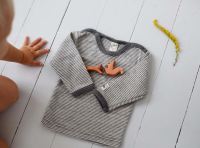 Baby Shirt von Lilano aus Wolle/Seide in hellgrau