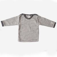 Baby Shirt von Lilano aus Wolle/Seide in hellgrau