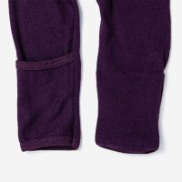 Baby Hose mit Bund von Cosilana aus Wolle/Seide in pflaume 2