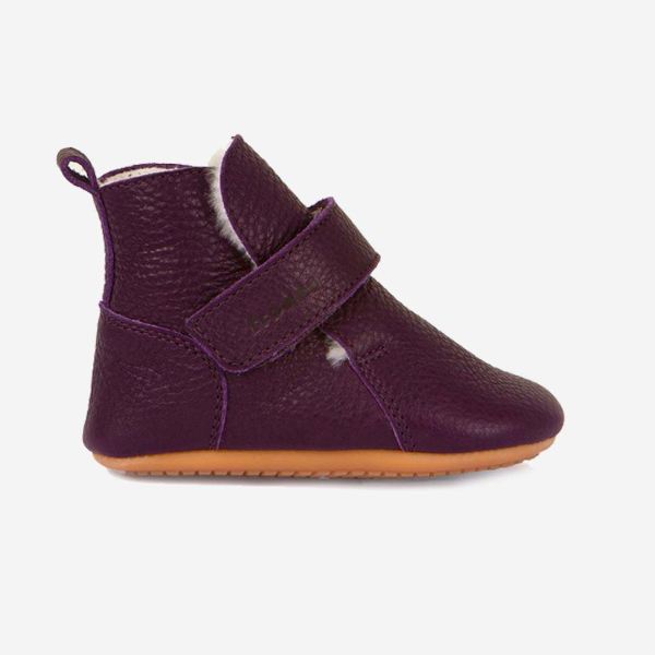 Baby Fellschuh Prewalker von Froddo aus Leder in lila