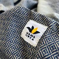 Ring Sling Tragetuch Alva aus Bio-Baumwolle pflanzengefärbt von Mama Nuka Baby 3