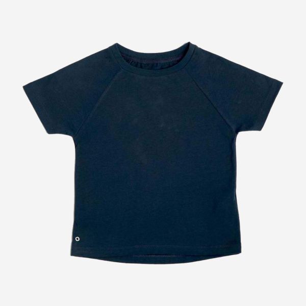 Kinder T-Shirt The Luxury Tee von Orbasics aus Bio-Baumwolle in nachtblau