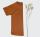 Kinder T-Shirt The Luxury Tee von Orbasics aus Bio-Baumwolle in caramel cookie