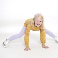 Kinder Leggings von Orbasics aus Bio-Baumwolle in lovely lavender 3