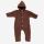 Baby Overall von Engel aus Wollfleece in zimt melange 1
