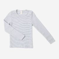 Unterhemd Wolle/Seide Ringel