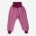 Baby Hose von Cosilana aus Wolle/Baumwolle-Fleece in beere melange