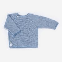 Baby Schlüttli von Selana aus Wolle/Baumwolle in sea-fog 2