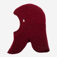 Sturmhaube von Joha aus Wollfleece in bordeaux melange