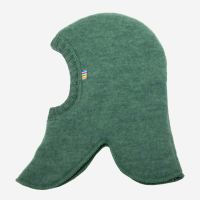 Sturmhaube von Joha aus Wollfleece in grün melange