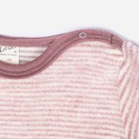 Strampelanzug ohne Fuß Wollfrottee-Plüsch