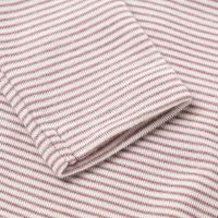 Shirt mit Knopfleiste Wolle/Seide Ringel