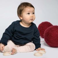 Kinder Sweater von Orbasics aus Bio-Baumwolle in night blue