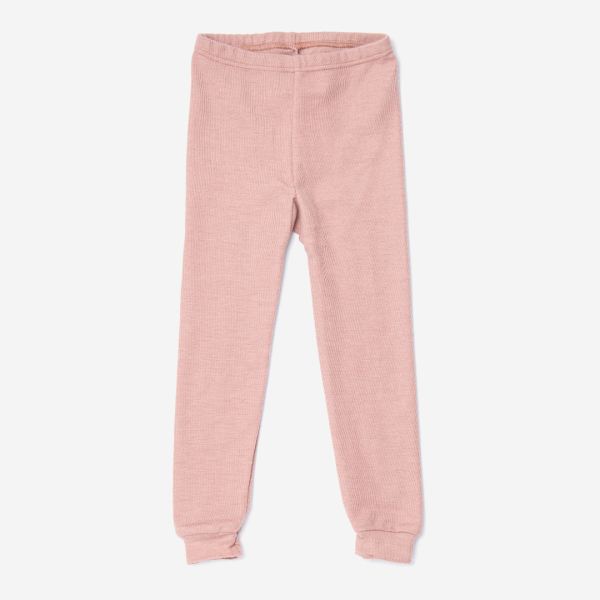 Lange Unterhose von Lilano aus Wolle/Seide in dusty rose
