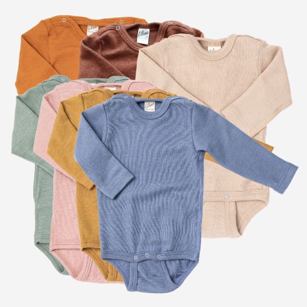 Baby Body von Lilano aus Wolle/Seide in rust Mood