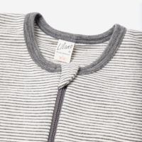Schlafsack ohne Arm Wolle/Seide Ringel
