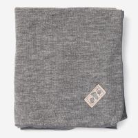 Babydecke Wolle/Seide hellgrau