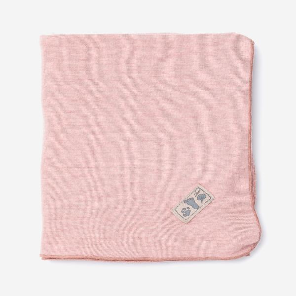 Babydecke von Lilano aus Wolle/Seide in dusty rose