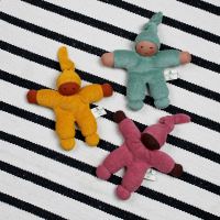 Baby Püppchen Pimpel von Nanchen aus Bio-Baumwolle in petrol 2