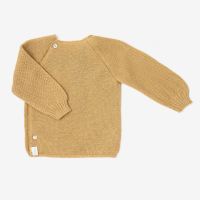 Baby Schlüttli von Selana aus Merinowolle in gold 2
