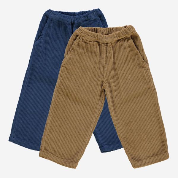 Kinder Hose Cord POMELOS von Poudre Organic aus Bio-Baumwolle in maple sugar