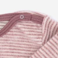 Shirt Ringel Wollfrottee-Plüsch