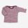 Baby-Shirt Ringel von Lilano aus Wollfrottee-Plüsch in beere