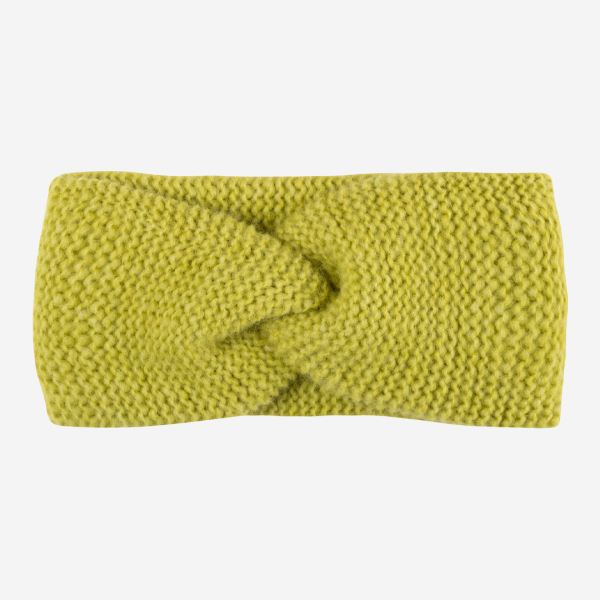 Damen und Kinder Stirnband von Pure Pure aus Baby-Alpaka in lime green
