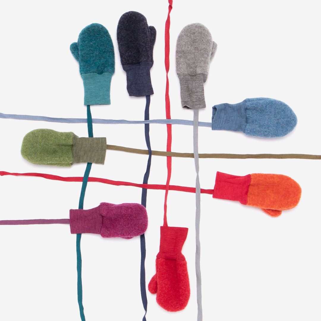 Baby Fustel von Pickapooh aus Wollfleece in grau | Lila Lmmchen Onlineshop