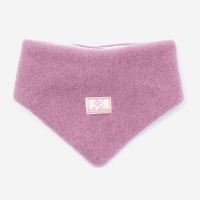 Dreieckstuch von Pickapooh aus Wollfleece in alte rose