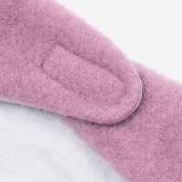 Dreieckstuch von Pickapooh aus Wollfleece in alte rose 2