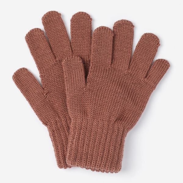 Kinder Finger Handschuhe von Maximo aus Wolle in rosewood