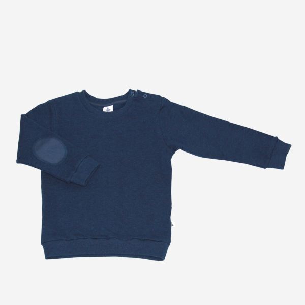 Piqué-Sweater von Leela Cotton aus Bio-Baumwolle in grau
