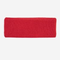 Stirnband Merinowolle rot
