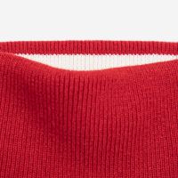 Stirnband Merinowolle rot