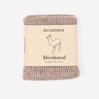 Stirnband von De Colores aus Baby-Alpaka in beige meliert 2