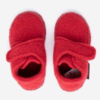 Klett-Hausschuhe Leila von Nanga aus Wolle in rot 4