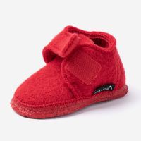 Klett-Hausschuhe Leila von Nanga aus Wolle in rot 5