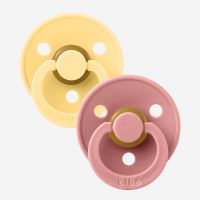 Bibs Schnuller Kautschuk 2er-Pack pale butter & dusty...