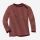 Kinder Melange-Pullover von Disana aus Wolle in cassis-rosé