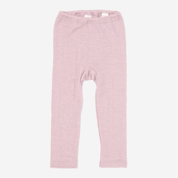Kinder Leggings von Cosilana aus Wolle/Seide in altrosa