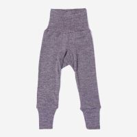 Babyhose von Cosilana aus Baumwolle/Wolle/Seide in lila meliert