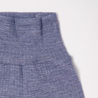 Babyhose von Cosilana aus Baumwolle/Wolle/Seide in marine meliert 2